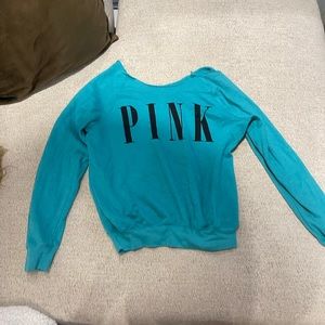 Pink off shoulder sweater